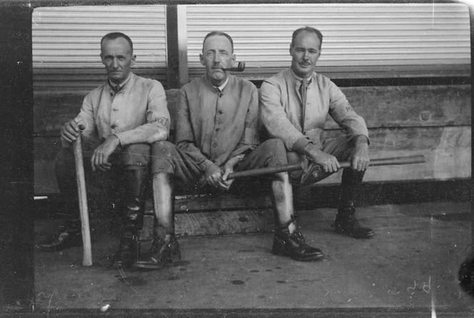 Members of the Waikato Mounted Rifles as special constables, Auckland