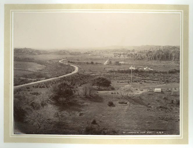 View looking north from Pukekaraka hill, Otaki