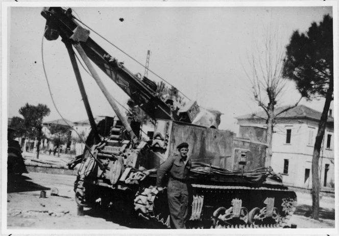 T2 tank, Italy, during World War 2
