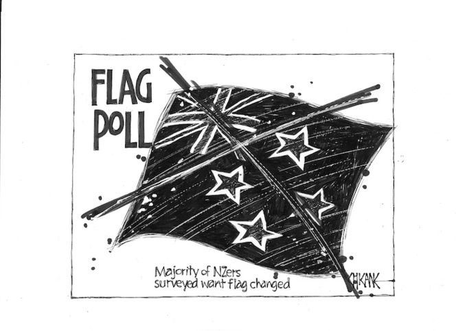 FLAG POLL. Majority of NZers surveyed want flag changed. 5 February 2010