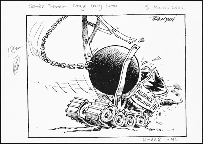 Tremain, Garrick, 1941-:Alliance demolition. 5 March 2002