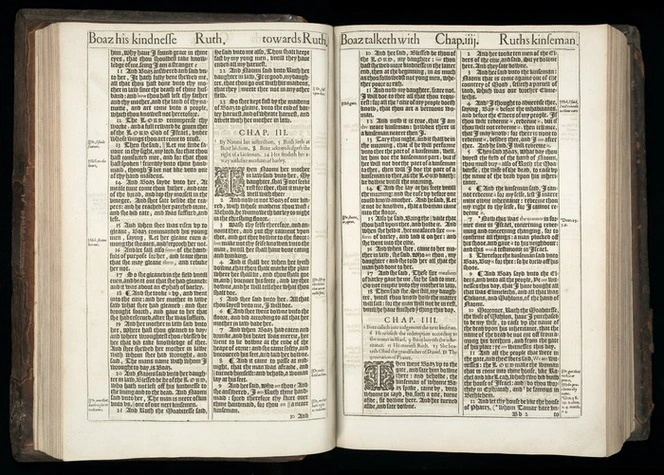 The Holy Bible, conteyning the Old Testament, and the New: newly translated out of the originall tongues: and with the former translations diligently compared and reuised by his Maiesties speciall commandement. Appointed to be read in churches.