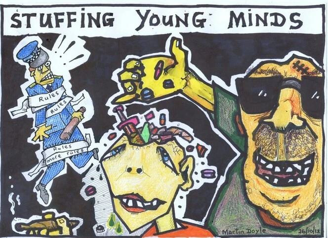 Doyle, Martin, 1956- :Stuffing Young Minds. 26 October 2012