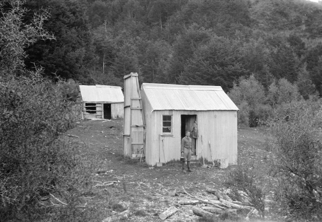 Rakaia Trip with T T Gough; below the Lyell Glacier