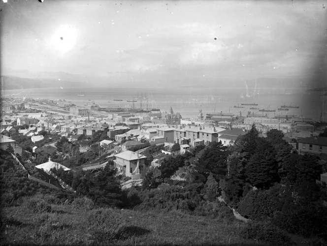 Overlooking Wellington city