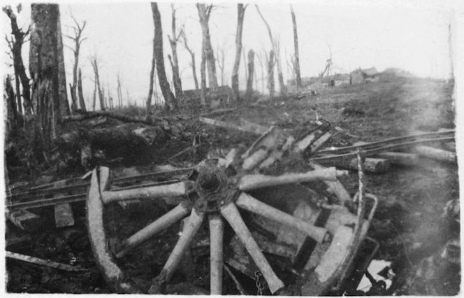 Scene on the Menin Road, Belgium