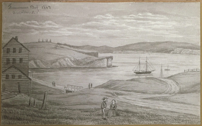 [Eastwood, James] 1846-1937 :Freeman's Bay, Auckland 1863