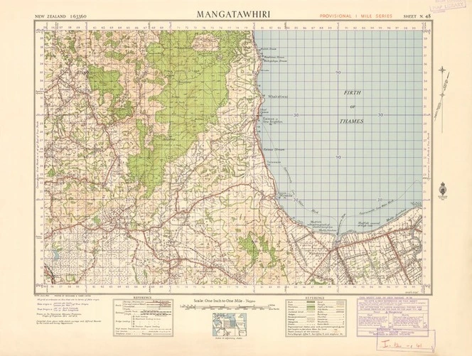 Mangatawhiri [electronic resource] / N.P.B. June 1942 ; compiled from plane table sketch surveys & official records by the Lands & Survey Department.