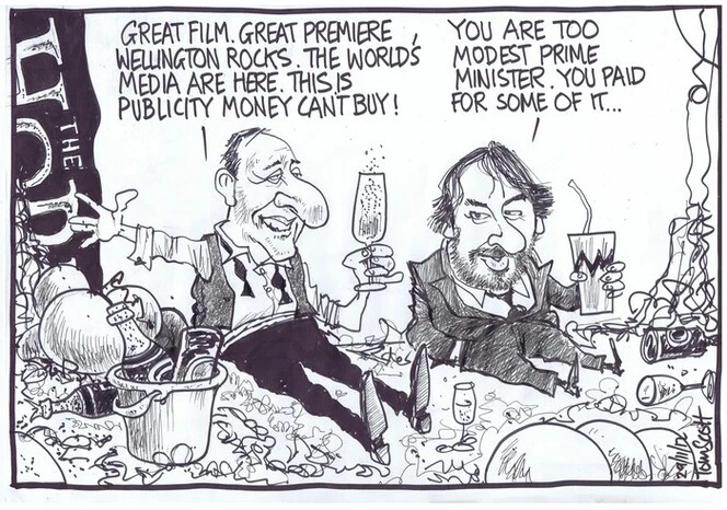 Scott, Thomas, 1947- :'Great film. Great premiere. Wellington rocks. The world's media are here...' 29 November 2012