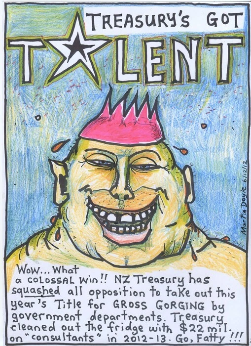 Doyle, Martin, 1956- :Treasury's Got Talent. 6 December 2012
