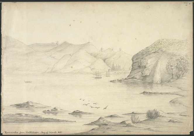 [Williams, John], d 1905 :Kororareka from the Wahapu, Bay of Islands, N.Z. [1849]