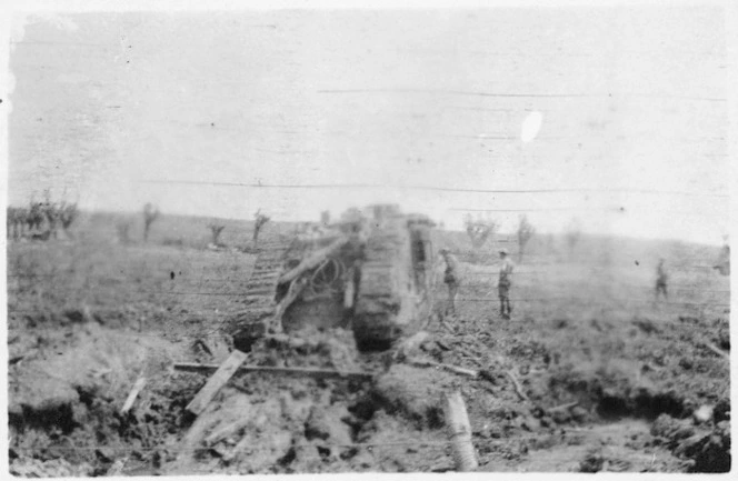 British tank at Messines