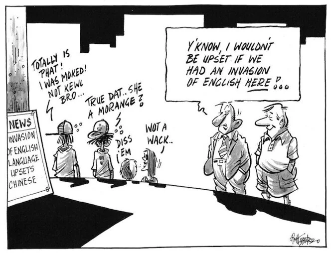 "Y'know, I wouldn't be upset if we had an invasion of English HERE!" 21 March 2010