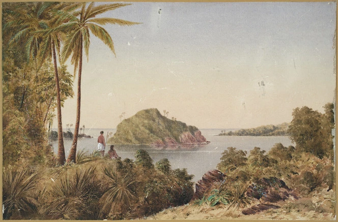 [McCleverty, William Anson] 1806-1897 :[Pacific Island scene 1850s?]