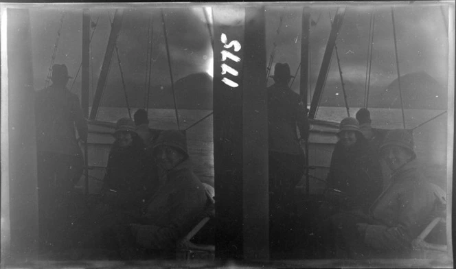 Passengers on board the TSS Earnslaw, Lake Wakatipu, Queenstown region