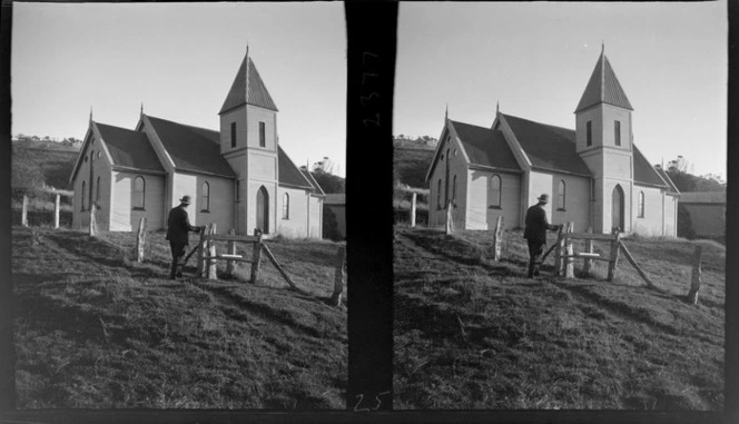 Methodist church at Otakou, Otago Peninsula, possibly named St Stephen's