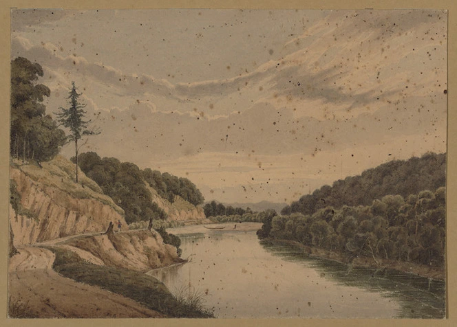 [Smith, William Mein] 1799-1869 :Second gorge, River Hutt, March 1852