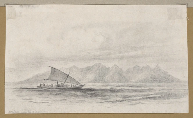 [Swainson, Henry Gabriel] 1830-1892. Attributed works. :Ovalau, Feejee Group. [1850s?]