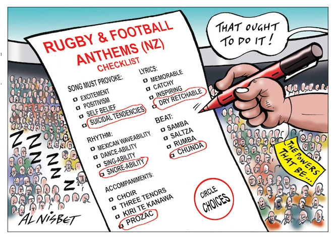 Rugby & Football Anthems (NZ). 29 April 2010