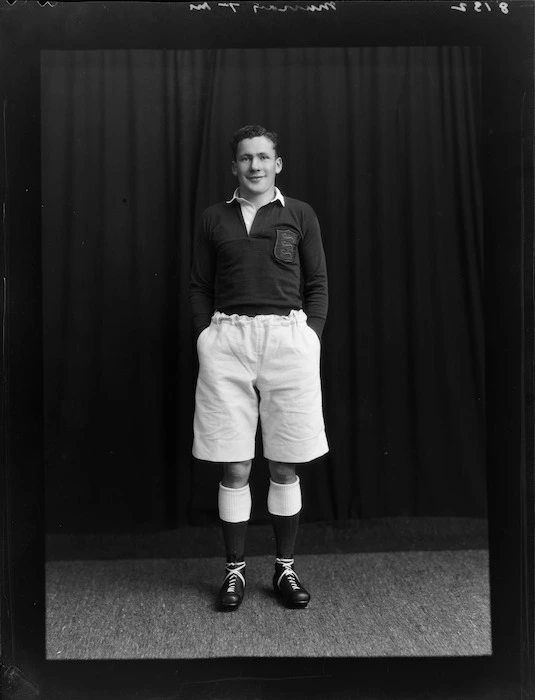 P F Murray, member of the British Lions rugby union team