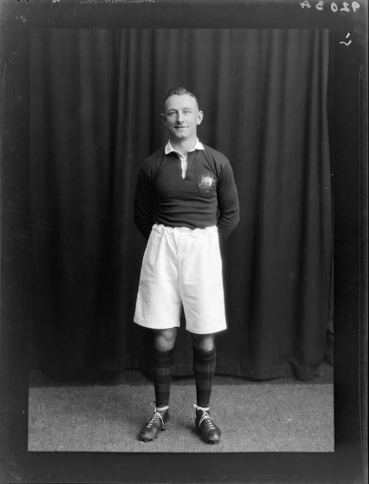 S J Malcolm (captain), member of the Australian representative rugby team vs New Zealand All Blacks, Bledisloe Cup 1931