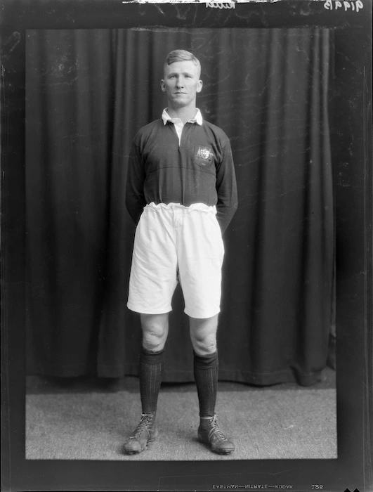 J Ritter, member of the Australian representative rugby team vs New Zealand All Blacks, Bledisloe Cup 1931