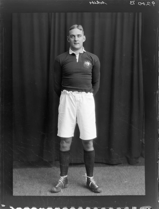 M White, member of the Australian representative rugby team vs New Zealand All Blacks, Bledisloe Cup 1931