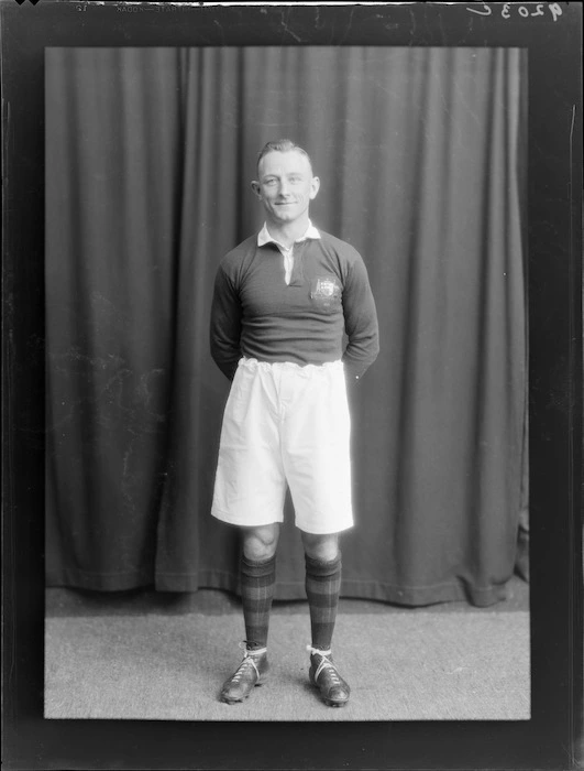 S J Malcolm (captain), member of the Australian representative rugby team vs New Zealand All Blacks, Bledisloe Cup 1931