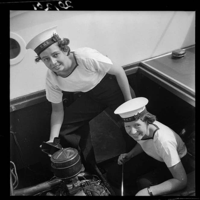 Members of the Women's Royal New Zealand Naval Service, Auckland, New Zealand