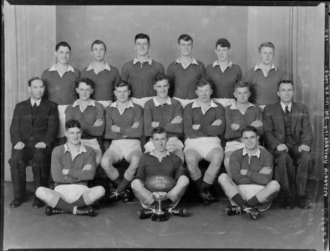 Victoria University College, 3rd grade 1st XV rugby union team, 1953