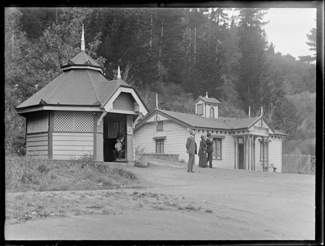 Te Aroha Domain, Waikato District, including bathhouses