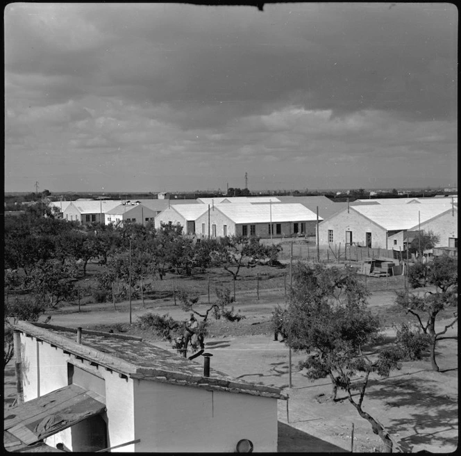 Refugee, or prisoner of war, camp, Bari, Italy