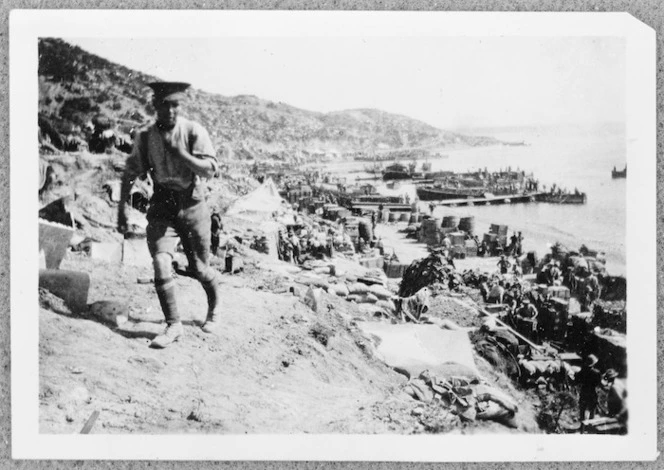 Anzac Cove, Gallipoli, Turkey, some weeks after the landing