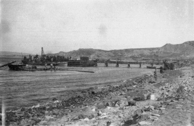 View of the beach and a pier, Gaba Tepe, Gallipoli, Turkey