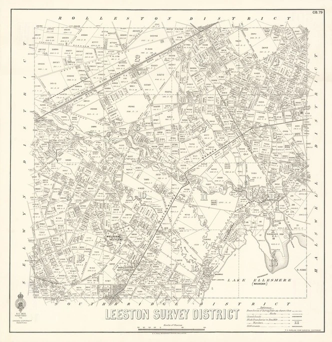 Leeston Survey District [electronic resource].