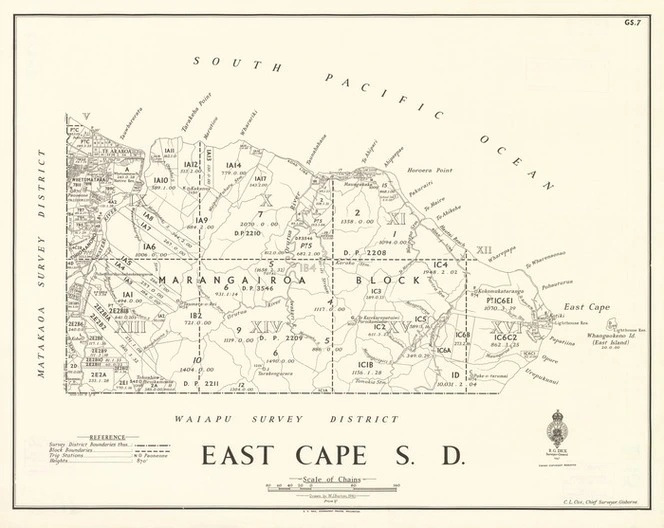East Cape S.D. [electronic resource] / drawn by W.J. Burton.
