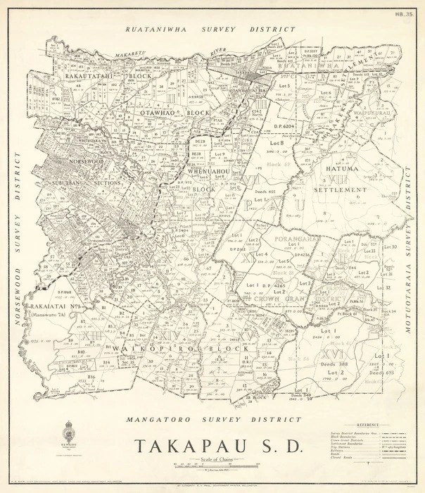 Takapau S.D. [electronic resource] / W.J. Burton, delt. 1937.