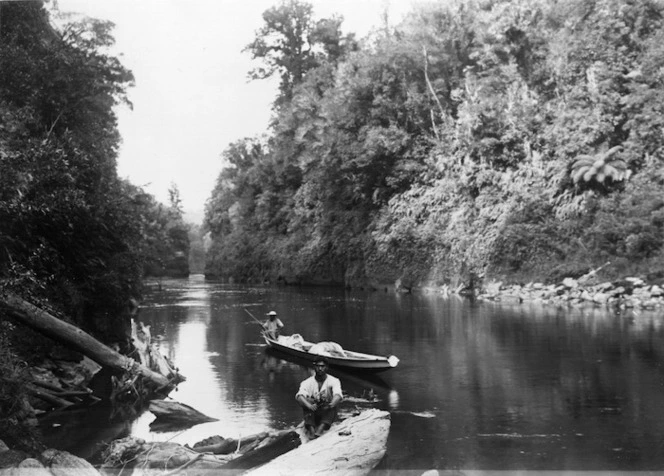 View of a gorge on the Whanganui River