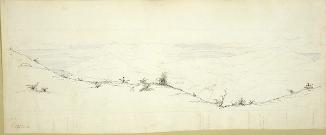 Smith, William Mein 1799-1869 :Sketch on Watt's Peninsula. Port Nicholson. October 1841