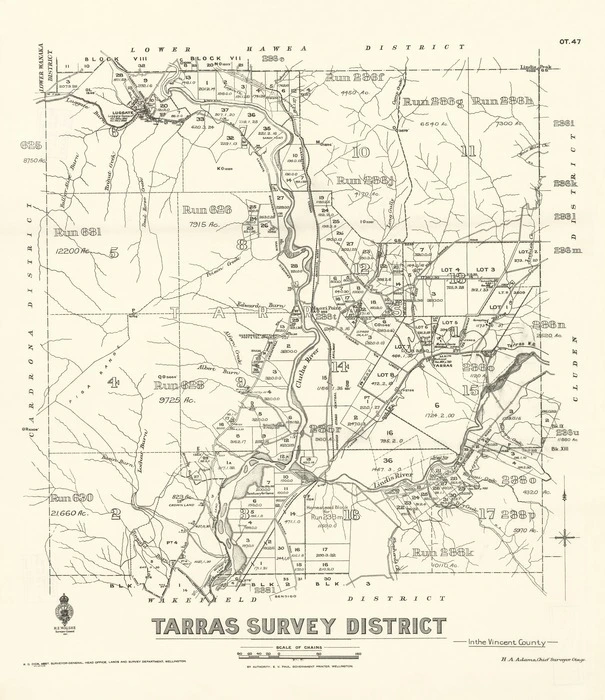 Tarras Survey District in the Vincent County [electronic resource].