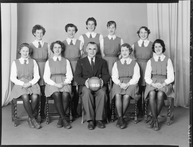 Onslow women's basketball, Wellington, senior B grade team of 1958