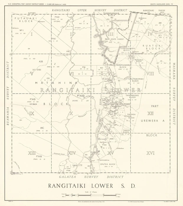 Rangitaiki Lower S. D. [electronic resource] / drawn ... by the Lands and Survey Dept., N.Z.