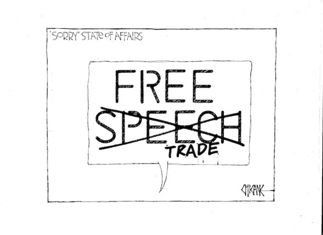 'Sorry' State of Affairs. Free Speech/Trade. 23 June 2010