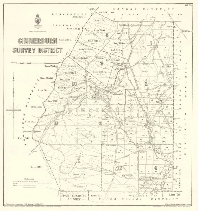 Gimmerburn Survey District [electronic resource] / A.J. Morrison, September 1902.