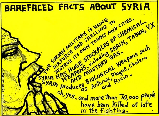 Doyle, Martin, 1956- :[Barefaced facts about Syria]. 2 May 2013