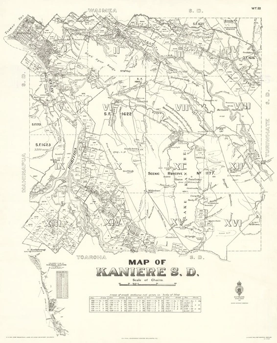Map of Kaniere S.D. [electronic resource].