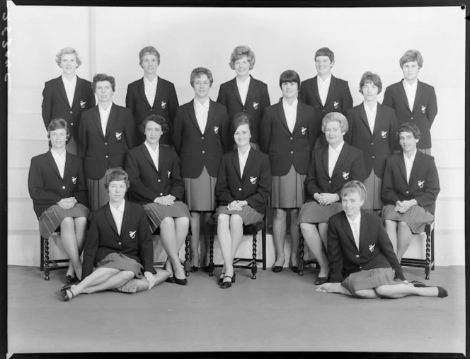 New Zealand womens' hockey representatives team 1967