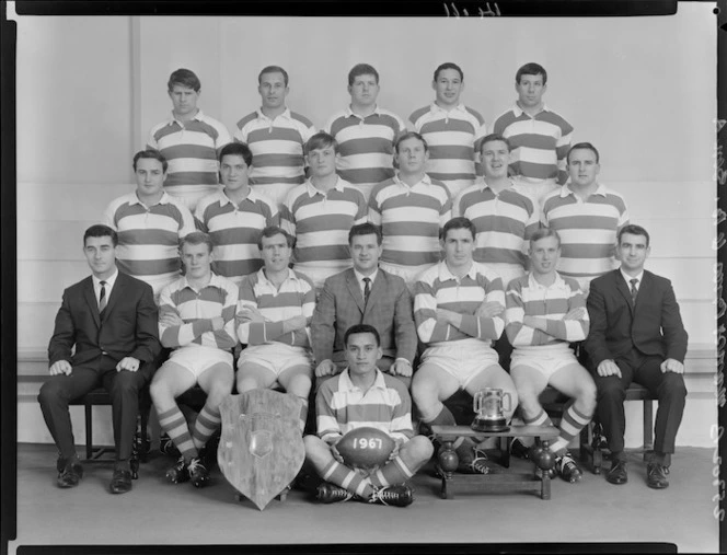 Marist Old Boys' Rugby Football Club, Wellington, senior A team of 1967