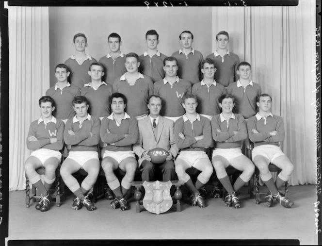 Victoria University of Wellington Rugby Football Club, junior 3rd grade team of 1962