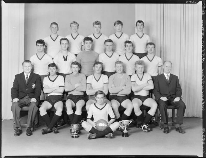 Wellington Football Association National Cup and touring soccer team of 1965